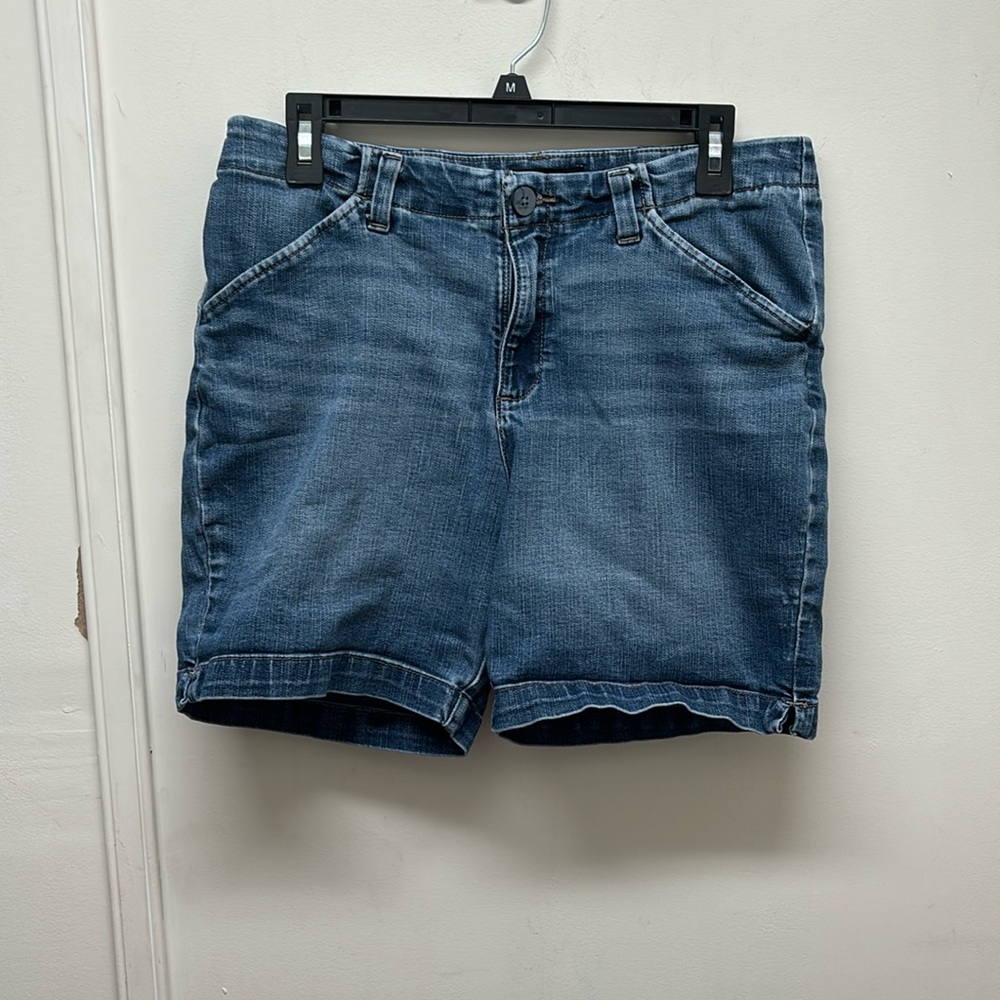 LEE Regular Fit, Mid Rise Jean Shorts - Size 12
